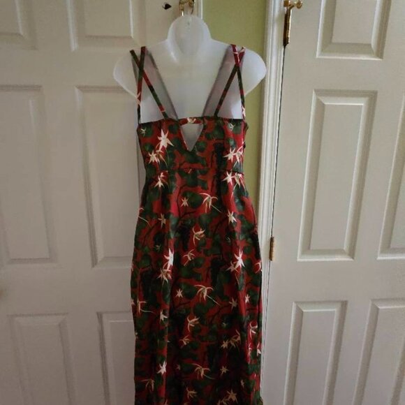 Shivan & Narresh X Koovs Indian Lush Vineyard Maxi Dress Medium - Picture 4 of 16